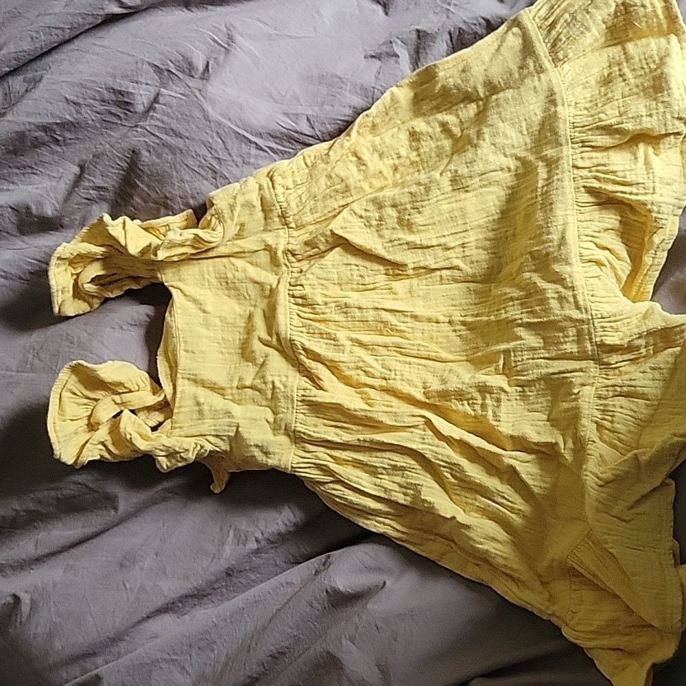 Yellow toddler dress